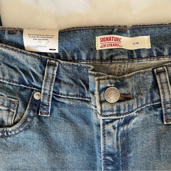 Levi Strauss & Co. Signature Men's Size 38X30 Slim flex Fit Jeans NWT - Picture 5 of 10